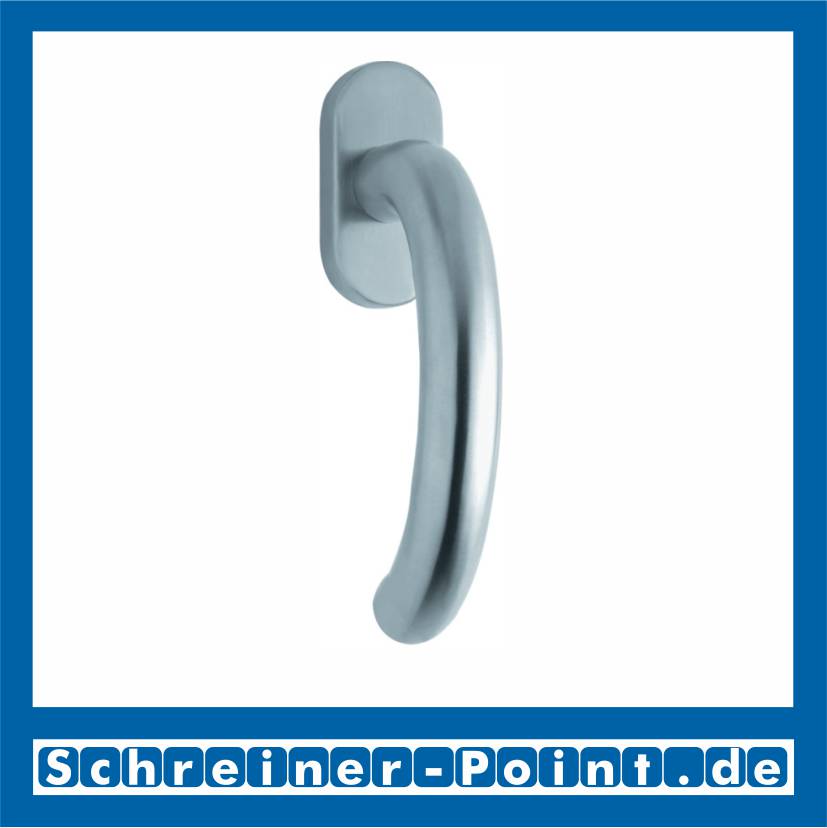 Scoop Baloo Fenstergriff Edelstahl matt Rosette oval,107041